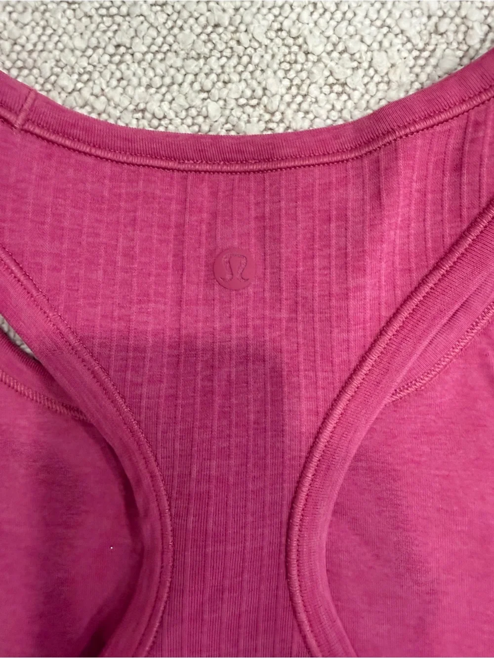 Lululemon Athletica Women’s Ribbed Scoop Neck Crop Top size 12